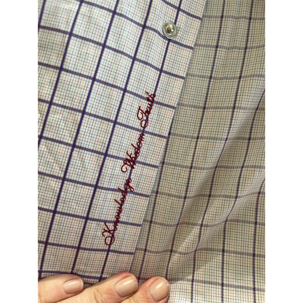 Robert Graham Men’s Dress Shirt - Size 16 (41) - 100% Cotton - Picture 5 of 10